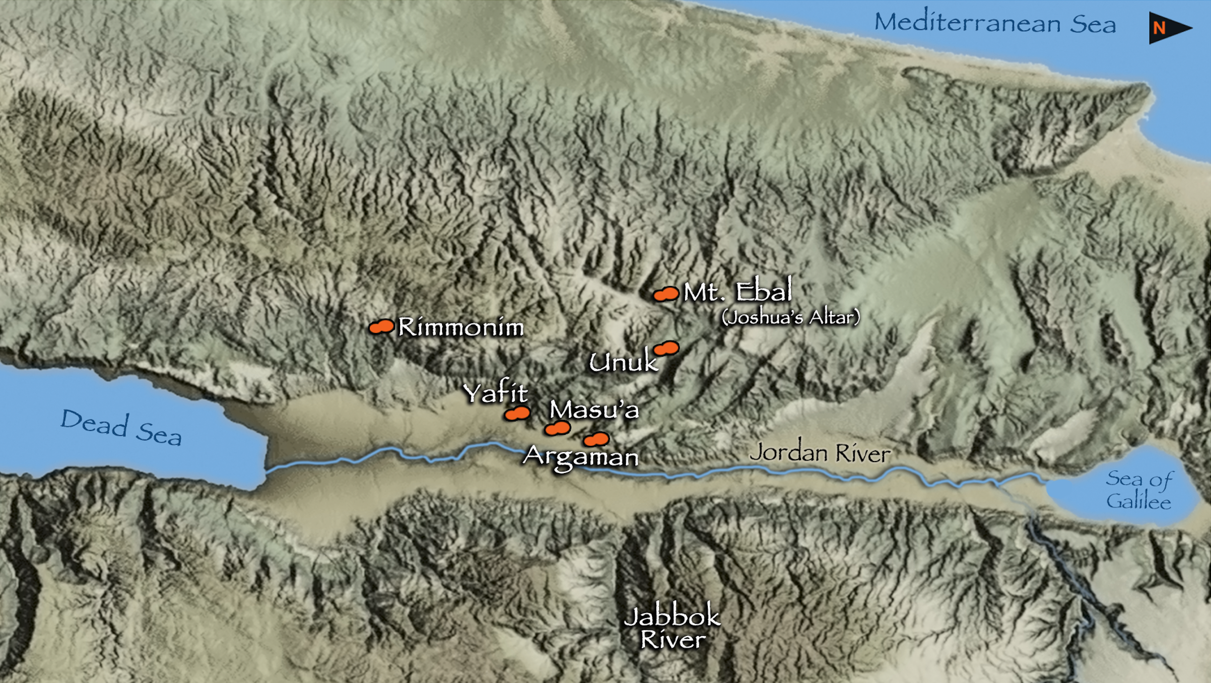 Where To Gilgal And Spiritual Orientation The Biblical Heartland   Map 01 